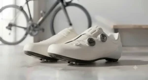 Ergonomically designed SPD-SL shoes for comfort during long distance racing