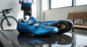 A high-end pair of the best SPD-SL shoes designed for competitive road racing and sportives.