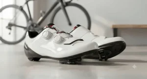 Lightweight SPD-SL shoes for efficient power transfer in cycle races