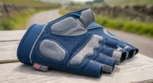 Men's short-finger summer road cycling mitts suitable for warm weather endurance cycling